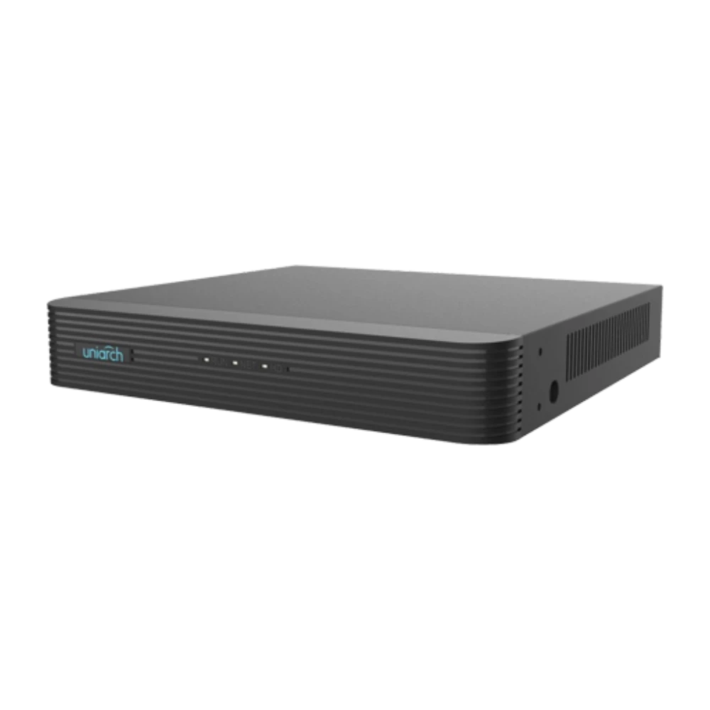 NVR 16 Canales hasta 8MP H.265 HDD HDMI VGA NVR-116E2 Uniarch